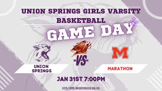 Union Springs High School vs Marathon Womens Varsity Basketball