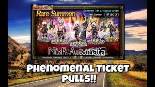 [FFBE X NieR:Automata] Sensational F2P Summons, NieR Banner!! (Alt Acc)