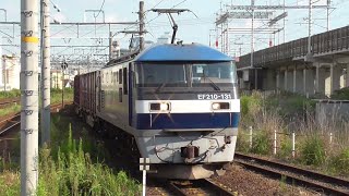 [ いわゆる桃代走 ] EF210-131牽引 +コキ107,コキ104,コキ106, 1255ﾚ稲沢行き 枇杷島駅通過