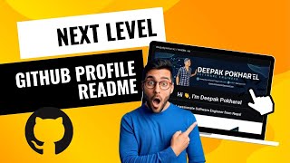 Next Level GitHub Profile README (NEW 2023)(Markdown template) | Improve Your Github profiles