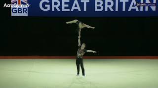 GBR Senior Mixed Pair Combined Final - Acrobatic European Championships 2021