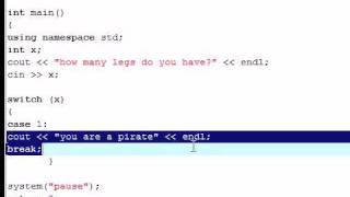 C++ Tutorial - 21 - Switch Statement.avi