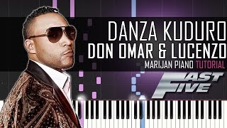 How To Play: Don Omar & Lucenzo - Danza Kuduro | Piano Tutorial