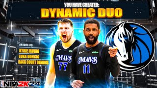LUKA DONCIC & KYRIE IRVING BUILD is GAMEBREAKING in NBA 2K24 🔥🔥🔥BEST GUARD BUILD 2K24