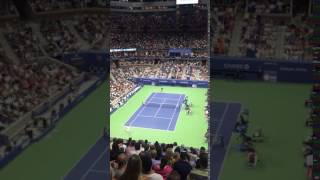 Federer vs John Isner US Open 2015