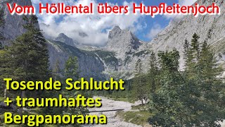 Hike through the impressive Höllental with the roaring Höllental-Klamm to Kreuzeck near Garmisch