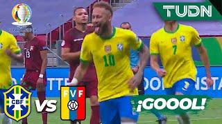 ¡Gol de Neymar! ¡Qué definición! | Brasil 2-0 Venezuela | Copa América 2021 | GrupoB-J1 | TUDN