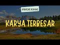 KARYA TERBESAR ( KARAOKE + LIRIK ) - LAGU ROHANI KRISTEN