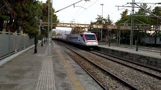 ETR470 on IC61 passing Oinoi station 10/7/22