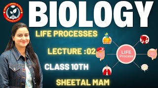 Life processes| lecture 02| by Sheetal Mam| Biology JKBOSE| 10th class|