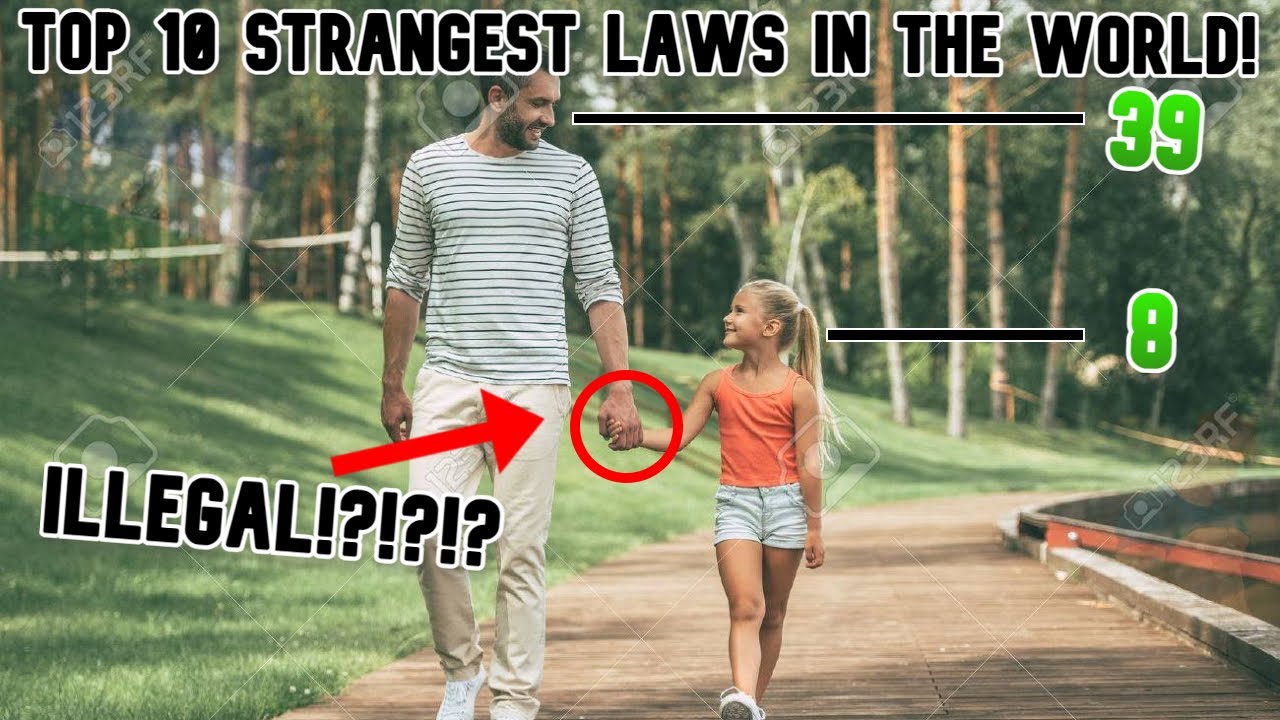 TOP 10 STRANGEST LAWS IN THE WORLD! 🔥 - YouTube