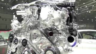 Infiniti 3.0t V6 engine at 2016 Geneva Motor Show | AutoMotoTV