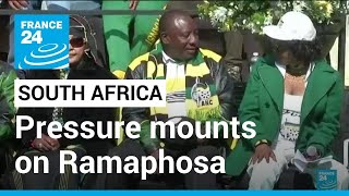 Pressure mounts on South Africa's Ramaphosa over 'farmgate' scandal • FRANCE 24 English