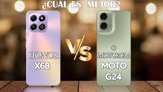 Honor X6b VS Motorola Moto G24 - ¿Cuál es Mejor?