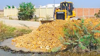 Great show from Start to finish  Full Video 4H Land fill up processing Heavy Dump truck with Dozer