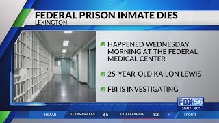 Federal prison inmate dies in Lexington: FBI investigating