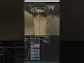 Realistic fire and smoke - Blender Tutorial #shorts