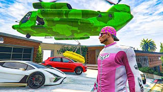 I Stole The New DLC Cars From Franklin - GTA Online The Contract DLC