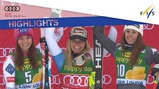 Highlights | Lara Gut soars to victory in Lake Louise | FIS Alpine