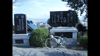 富士市の雁がね堤を通って実相寺に向かいます