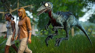 🌍 Jurassic World Evolution - Troodon Vs Deinonychus Breakout and Fight (Dinosaurs Battle)