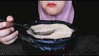 KIKI_ASMR || ASMR RAW RICE EATING 🌾 BASMATI RICE EATING