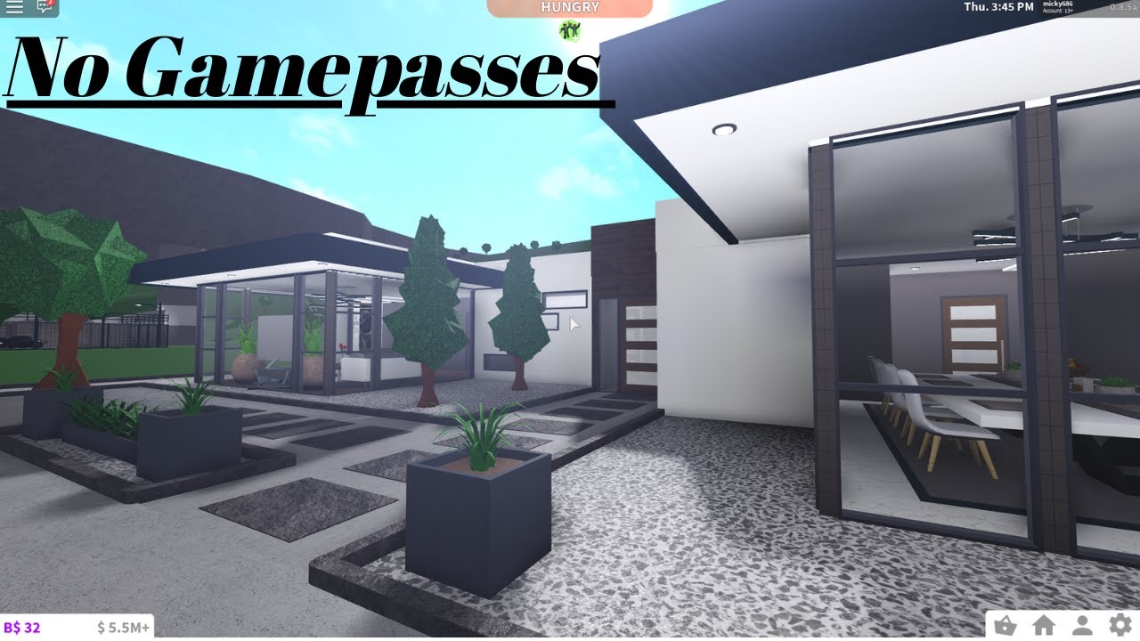 Cheap Modern House Bloxburg No Gamepass