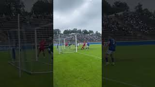 Schalke's 18-year-old centre back Mika Khadr with a sweet scorpion kick goal #football #shorts