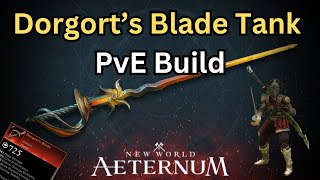 Dorgort's Blade Rapier Greatsword Tank PvE Build New World Aeternum with Expedition gameplay