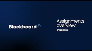 Assignments Overview for Students