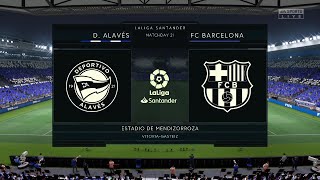 ⚽ Alaves vs Barcelona ⚽ | La Liga (23/01/2022) | Fifa 22