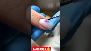 watercolor nail paint #shorts #shortvideo #art #watercolor