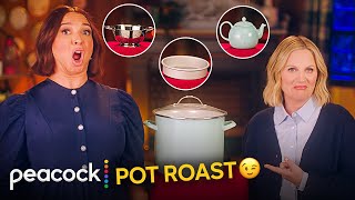 Amy Poehler \u0026 Maya Rudolph Absolutely Roast Your Pots and Pans | Baking It