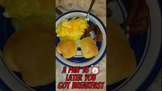 Breakfast Bombs 🥓😋🍳 #shorts #goodmorning #breakfast #recipe #bacon #eggs #cooking #fyp #viral #asmr