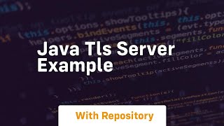 java tls server example