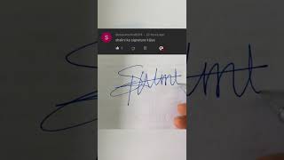 Shalini name signature | short video #viral #signature #viralvideo #youtubeshorts #art @BhaWin5