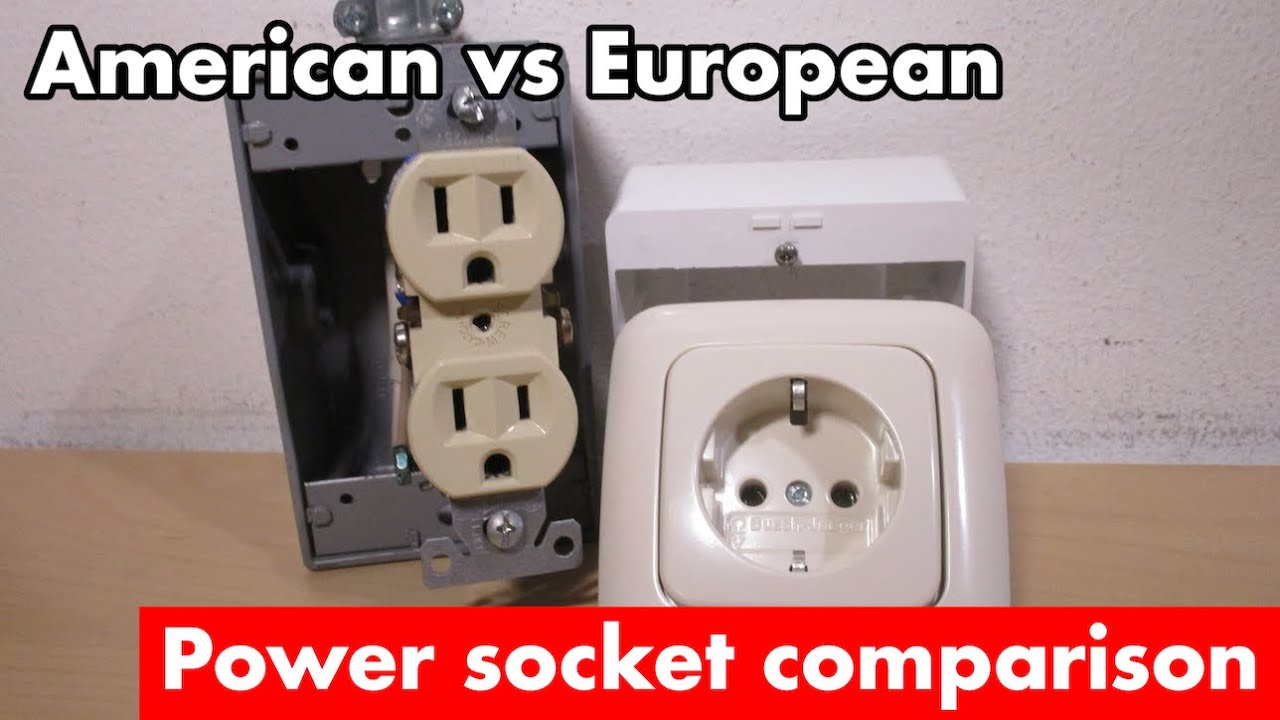 American Vs European Power Sockets: What's The Difference? - YouTube