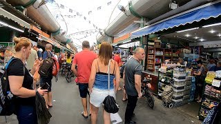 Hatikva local Market and  Beautiful Garden Building ,TEL-AVIV, iSRAEL