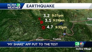 Truckee quake gives CA's early earthquake warning app first real test