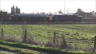 D213 \u0026 37703 Wychnor 31st January 2022 Crewe   Barrow Hill