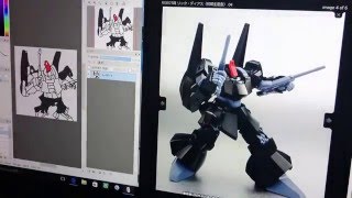 ちゅんスタジオ36【Zガンダム】　リックディアス量産機