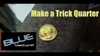 Make a Trick/Fake Quarter from a Soda Can