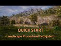 Landscape Procedural Ecosystem for UE5 - Quick Start