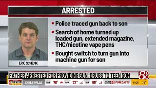 Greenfield, Indiana, man denies purchasing drugs and guns for son