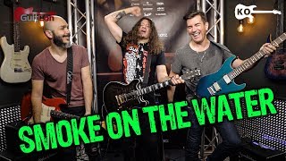 Deep Purple - Smoke on the Water - Electric Guitar Cover by Kfir Ochaion ft. Phil X \u0026 Pete Thorn