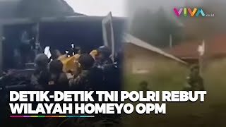 Detik-detik Menegangkan TNI Polri Rebut Distrik Homeyo Dalam Waktu 20 Menit