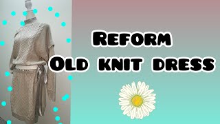 Reforming an Old Knit Dress | DIY By Ritzy |