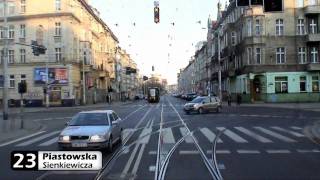 Tramwajem po Wrocławiu HD - Linia 23 cz.III (PILCZYCE - STADION OLIMPIJSKI)