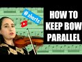 How to Keep the Bow Parallel to the Bridge | #shorts