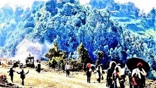 Driving to the Ancient, Historic City of Ankober (አንኮበር) \u0026 Visting the Market at Gorabela, Ethiopia